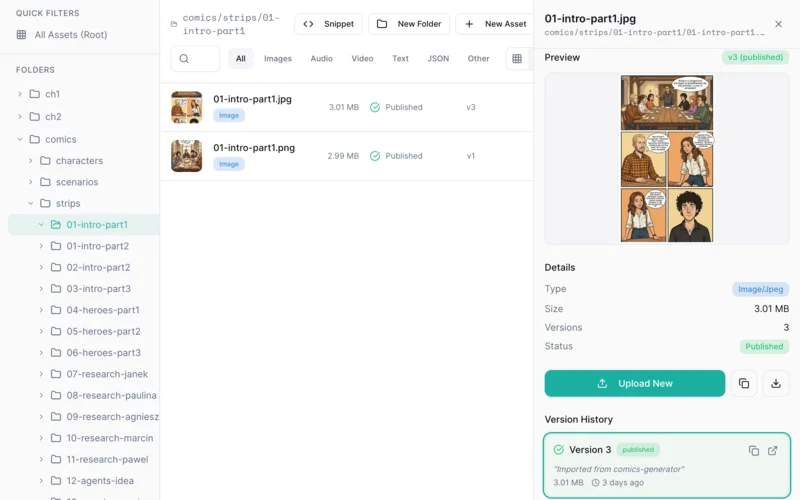 Convex Content Management System